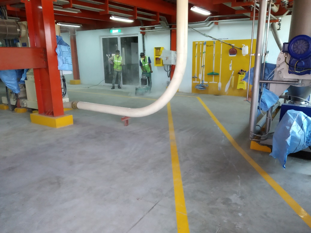 Before surface protection